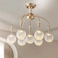 IVAN Metal Chandelier / Ceiling Light for Dining Room - Modern Style