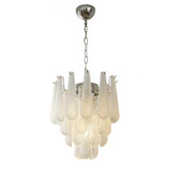 MAGRITTE Glass Chandelier for Bedroom, Dining Room & Living Room - Contemporary Style