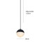 ALEXANDER Metal Pendant Light for Living Room, Dining Room & Bedroom - Nordic Style