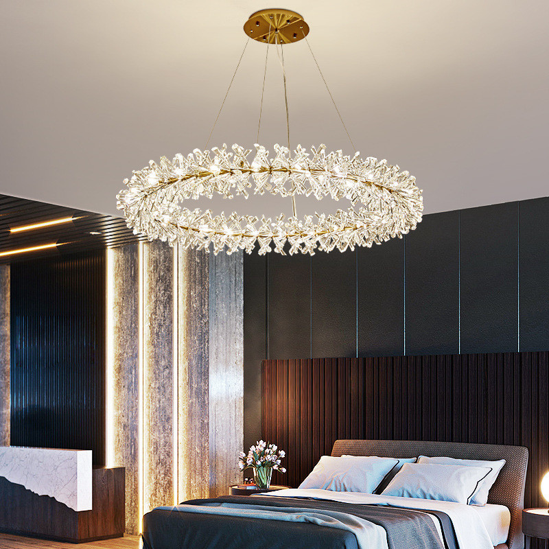 Antonia Crystal Chandelier For Living Room - Modern Style