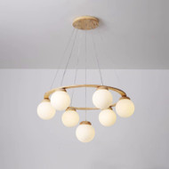 MAUD Glass Chandelier Light for Dining Room & Living Room - Modern Style