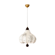 VIOLA Fabric Pendant Light for Living Room, Dining Room & Bedroom - French Style