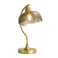 MARCIA Copper Table Lamp for Study, Bedroom & Living Room - French Style