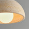 KELLY Yellow Travertine Pendant Light for Dining Room & Bedroom - Wabi-Sabi Style