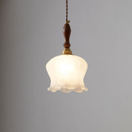 STELLA Glass Pendant Light for Bedroom, Dining Room & Living Room - Japanese Style