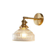 SHIRLEY Brass Wall Light for Bedroom, Study & Living Room - Nordic Style