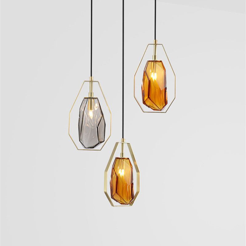 FIFE Glass Pendant Light for Bedroom, Dining Room & Living Room