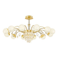 GOYA Dimmable Crystal Chandelier for Living Room, Bedroom - Modern Style
