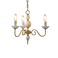 IRIS Copper Chandelier for Dining Room & Living Room - French Style