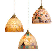 IRIS Copper Pendant Light for Bedroom, Living Room & Study - Nordic Style