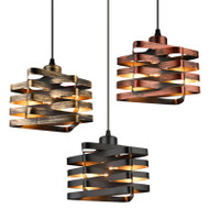 FION Metal Pendant Light for Dining Room & Living Room - Retro Style