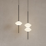 MARTIN Glass Pendant Light for Bedroom & Living Room - Contemporary Style
