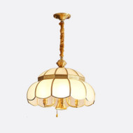 CUTHBERT Copper Pendant Light for Living Room, Dining Room - Euclidean Style