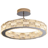 XANTHE Dimmable Crystal Ceiling Light for Living Room, Bedroom – Modern Style