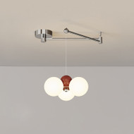ARYAL Dimmable Glass Pendant Light for Living Room, Bedroom & Dining room - Nordic Style
