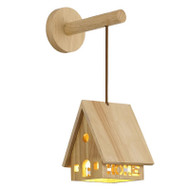 BETSY Wooden Wall Light for Bedroom, Dining Room & Study - Japanese Style