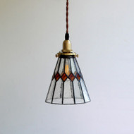 RHYNE Copper Pendant Light for Bedroom, Dining Room & Living Room - Japanese Style