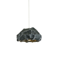 FRITZEN Resin Pendant Light for Bedroom, Dining Room & Living Room - Wabi Sabi Style
