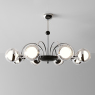 GROPIUS Dimmable Metal Chandelier Light for Bedroom, Living & Dining Room - Bauhaus Style