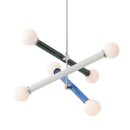GAMMA Metal Chandelier for Study, Dining & Living Room - Modern Style