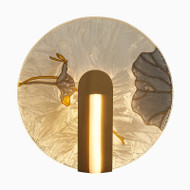 FAITH Brass Wall Light for Hallway, Corridor & Bedroom - New Chinese Style