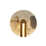 FAITH Brass Wall Light for Hallway, Corridor & Bedroom - New Chinese Style