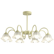 NAOMI Glass Chandelier for Living Room, Bedroom & Dining Room - Minimalist Style