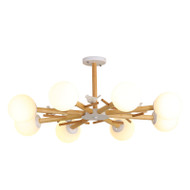 JACE Glass Chandelier for Living Room, Dining Room & Study - Modern Style