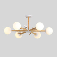 JACE Glass Chandelier for Living Room, Dining Room & Study - Modern Style