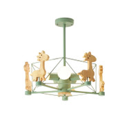 DIONNE Wooden Chandelier for Kids' Room, Living Room & Bedroom - Modern Style