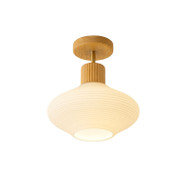 JOHAN Wooden Ceiling Light for Living Room, Bedroom & Dining Room - Modern Style