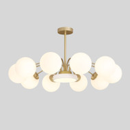 ESTELLA Acrylic Chandelier for Living Room, Bedroom & Dining Room - Scandinavian Style