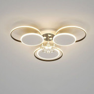 FRANCINE Dimmable Acrylic Ceiling Light for Living Room, Bedroom & Study - Modern Style  