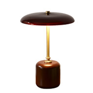 DANIEL Brass Table Lamp for Living Room, Bedroom & Study - Modern Style
