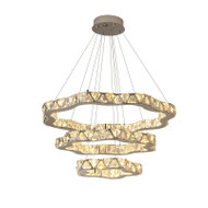 SAKRY Crystal Chandelier Light for Living Room, Bedroom & Dining Room - Modern Style