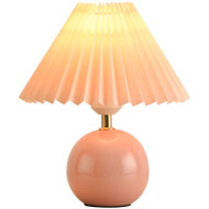 ZANSK Ceramic Table Lamp for Living Room, Bedroom & Study - Modern Style 