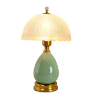 BELLE Ceramic Table Lamp for Living Room, Bedroom & Study - Modern Style 