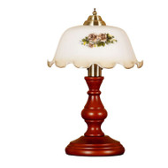 LAYLA Wooden Table Lamp for Living Room, Bedroom & Study - Retro Style