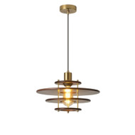 JAYLEY Wooden Pendant Light for Living Room, Bedroom & Dining Room - Modern Style