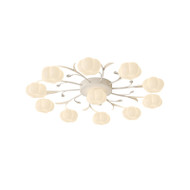NATALIE Acrylic Ceiling Light for Kid's Room, Living Room & Bedroom - Cream Style
