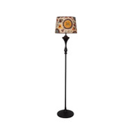 LUCAS Fabric Floor Lamp for Living Room, Bedroom & Study - Retro Style