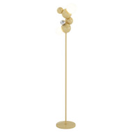 BAYLENE Metal Floor Lamp for Bedroom, Living Room & Study - Cream Style
