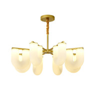ANDREA Metal Chandelier / Ceiling Light for Living Room, Bedroom & Dining Room - Modern Style