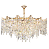 ALGER Crystal Chandelier for Dining Room & Living Room - French Style