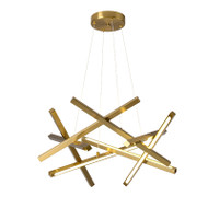 REGINA Aluminum Bar Chandelier Light for Dining Room, Bedroom & Living Room - Modern Style
