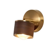 ROZA Wood Adjustable Wall Light for Bedroom, Living Room & Study - Modern Style