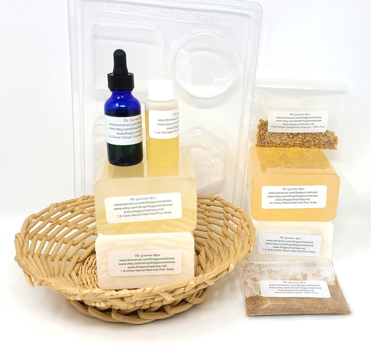 100% ALL NATURAL SUPREME SOAP MAKING KIT Soapmaking Melt And Pour