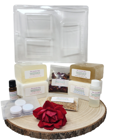 SUPREME SOAPMAKING KIT 100% All Natural Melt And Pour Glycerin DIY Make Your Own Soap Making Easy Do It Yourself Craft Gift Large 16-20 Bars