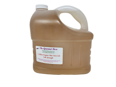 1 GALLON ORGANIC ALOE Vera Juice Gel Inner Filet Cold Pressed Processed Full Strength Undiluted Skin Care Sunburn Remedy Wholesale Bulk