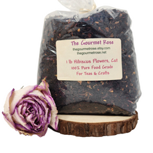 1 lb HIBISCUS FLOWER CUT Tea Dried Flowers Mexican Teas Agua Fresca Floral Herbal Botanical Sabdariffa Roselle Jamaica Bulk Wholesale 16 o